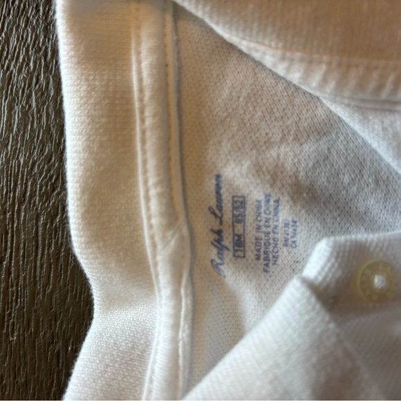 RALPH LAUREN White Polo Dress size 18months - Picture 3 of 3